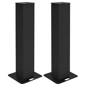 Odyssey LVS4677BLK Black Height Adjustable Professional All-Purpose Portable Light Columns Duo Package