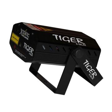 ProX X-ML44 TIGER 5 mW Class 3R Professional Red & Green Dual Color Animation Laser Effect Light