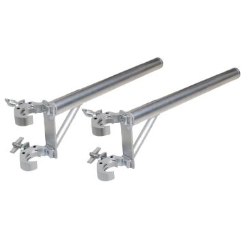 ProX XT-DC24 24" Truss Arm Extension Pole for Lighting Moving Heads 2-Pack
