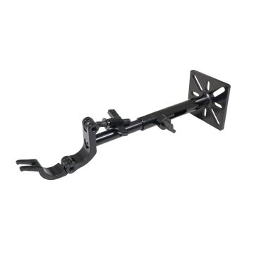 ProX XT-TC5LEDPABLK Black 10-13" LED Panel Wall Mounting Plate to Extension 2" Pole Truss Clamp for Ground Stacking and Hanging