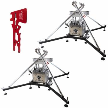 ProX XTP-GSBPACK164 Ground Support Truss Tower Stage Roofing Systems Dual Package with All-In-One Utility Tool for Truss