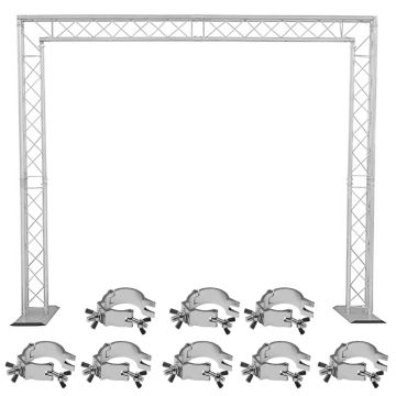 Goal Post Trussing System + Lighting Clamps Package