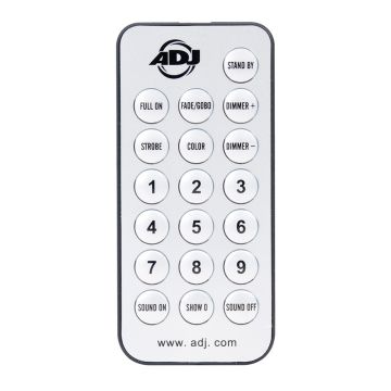 ADJ UC-IR Universal Remote Control for ADJ Lighting Fixtures
