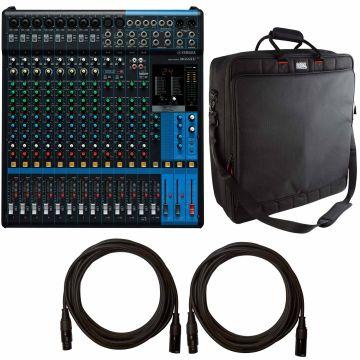 Yamaha MG06X 6-Input Effects Mixer with Cables Pack | IDJNOW