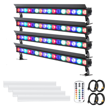 ADJ ElectraPix Bar 16 Pak 4x ElectraPix Bar16 1-Meter Linear Fixtures