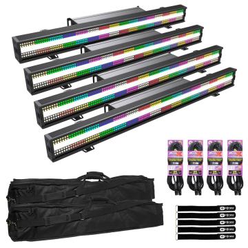 ADJ Jolt Bar FX2 IP20 RGBCW LED Linear Fixture 4-Pack with Bags Package