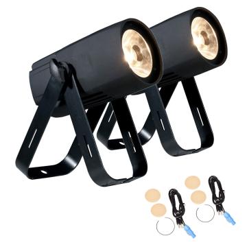 ADJ Saber Spot WW Compact Warm White Pinspot 2-Pack - Open Box Mint