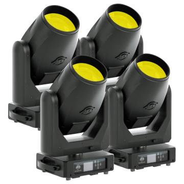 ADJ VIZI BEAM CMY High-Performance Moving Head Beam Fixture with 310W Osram Sirius HRI Discharge Lamp & CMY Color Mixing 4-Pack