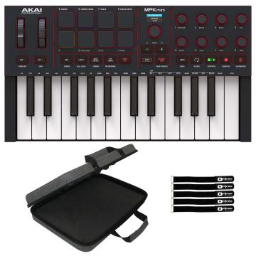 Akai Professional MPK Mini 4 25-Key Grey Keyboard with Case