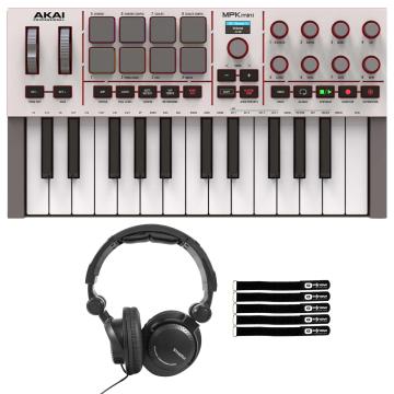 Akai MPK Mini IV (Black & Grey) | Compact USB MIDI Controller at