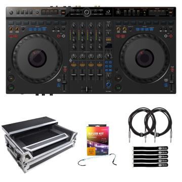 AlphaTheta DDJ-GRV6 Controller with Black Flight Case Pack