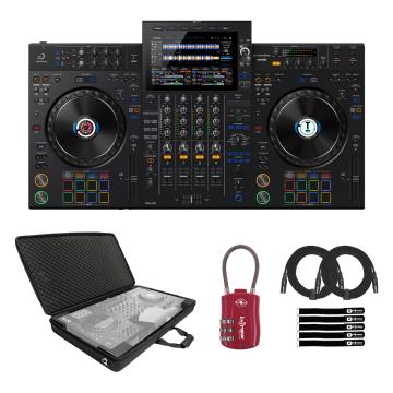 AlphaTheta XDJ-AZ Professional All-in-One DJ System with Lightweight Case Package