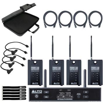 Alto Professional Stealth Wireless MKII 2-Channel UHF Wireless System with Additional Single-channel Receivers Package