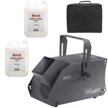 Antari W-101 Wireless Bubble Machine with 4-Liter Bottles of Bubble Liquid Package