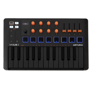 ARTURIA MINILAB MK2 MIDIキーボード Arturia MiniLab Mk II Orange Edition Controller | IDJNOW
