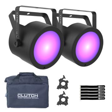 Chauvet DJ COREPARUV120ILS 120W Compact Ultra-Wide UV Wash Light 2-Pack with Bag Package
