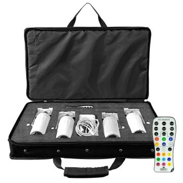 Chauvet DJ EZpin Pack 4 Pin-Spotting Package featuring 4 EZpin IRC Light Fixtures and IRC-6 Remote