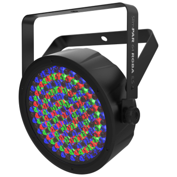 Chauvet DJ SlimPAR 64 RGBA ILS Compact LED Par Wash Light - Open Box Mint