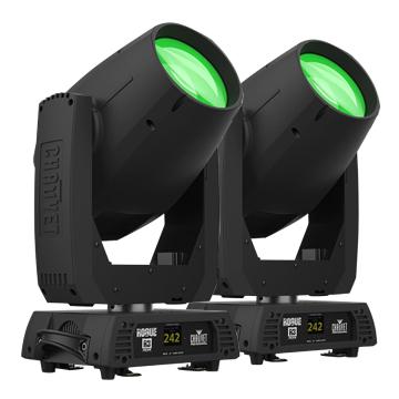 Chauvet Professional Rogue R3 Beam Fully-Featured Beam Light with Gobo Wheel 2-Pack - Open Box Mint