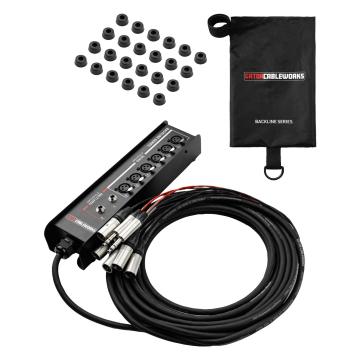 ProX XC-SB8XLR2CAT25 25 FT XLR Stage Extension Box Snake