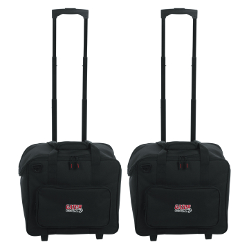 Gator Cases G-LIGHTBAG-1610W G-Par Series LED PAR Lighting Tote Bag with Wheels 2-Pack