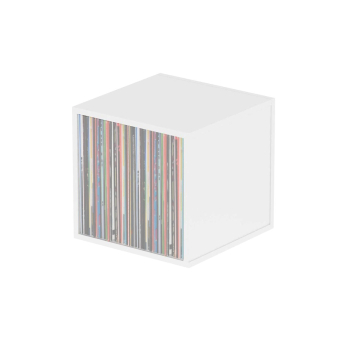 Glorious Record Box 110 White Holds up to 110 12" Records