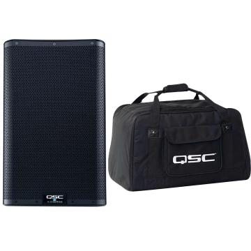 QSC K10.2 K2 Series Two-Way 2000W Active Speaker with 10" Woofer and Carry Case Package