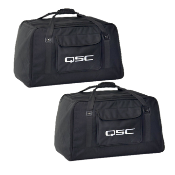 (2) QSC K12TOTE K12 Speaker Tote Bags Package