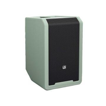LD Systems ANNY 8 GN (USA Version) Portable Battery-Powered Bluetooth PA Loudspeaker with Mixer - Adventure Green