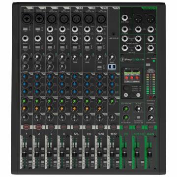 Mackie ProFX12v3+ 12-Channel Analog Mixer with Bluetooth - Open Box Mint