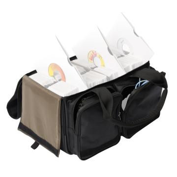 ７インチレコードケース 数量限定 45 レコードバッグ ケース record bag 7インチ 150枚 (BLACK