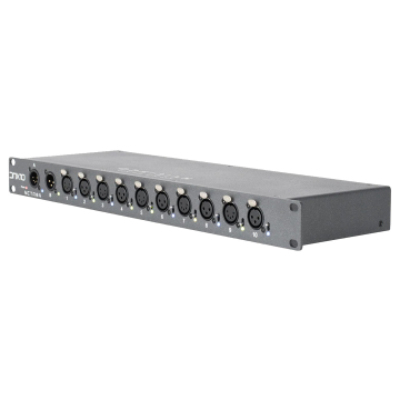 Obsidian Control Systems DMX10-53 Rackmount 10-Port DMX Splitter (5- and 3-Pin)