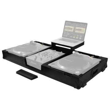 Odyssey FZBM12WBL Black Universal Turntable DJ Coffin | IDJNOW
