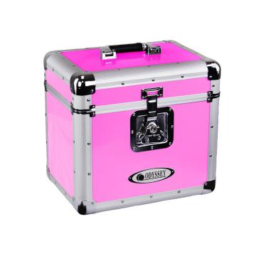 Odyssey KLP1-MAGENTA Vintage Series Magenta 12" Vinyl Records or LP Case - Holds 70 PCS