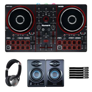 Numark Party Mix III Controller with Headphones & Case Pack