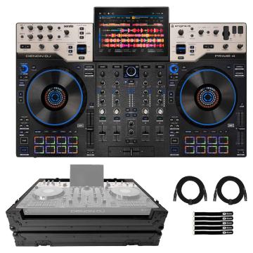 AlphaTheta XDJ-AZ DJ System with Black Laptop Shelf Case