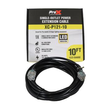 ProX XC-P141-10 10FT (18 Amp) Female Extension Cord | IDJNOW