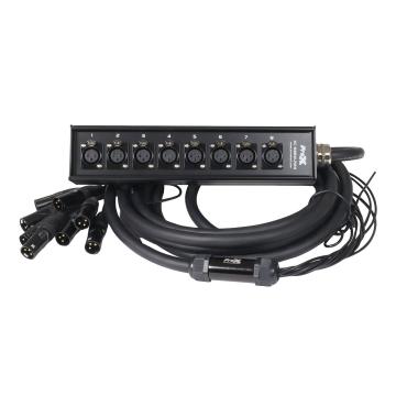 ProX XC-SB8XLR2CAT25 25 FT XLR Stage Extension Box Snake