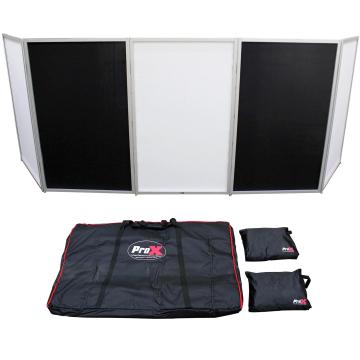 ProX XF-5X3048B 5 Panel Scrim DJ Facade Frontboard | IDJNOW