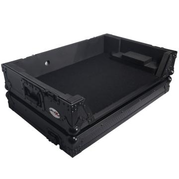 ProX XS-DDJFLX10WBL Flight Style Road Case for Pioneer DDJ-FLX10 or DDJ-GRV6 DJ Controller with 1U Rack Space & Wheels