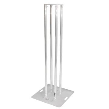 ProX XT-S4X820TOTEM 8.20 FT Totem Package Includes a 12" Top Plate 30" Base Plate and Four 2.5m F31 Tubes with White Scrim Cover
