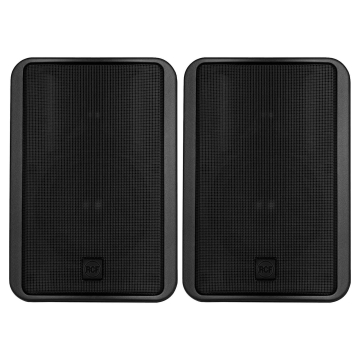 RCF MR 50 Pair of Passive 240W 5" Two-Way Bass Reflex Speakers - Black