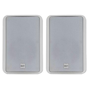 RCF MR 50 W Pair of Passive 240W 5" Two-Way Bass Reflex Speakers - White