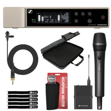 Sennheiser EW-D ME2/835-S SET All-in-One Digital Wireless Combo Set with Eva Case Package