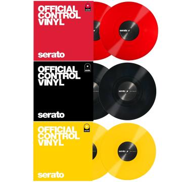 Serato Black, Red, and Yellow 12” Control Vinyl Package | IDJNOW