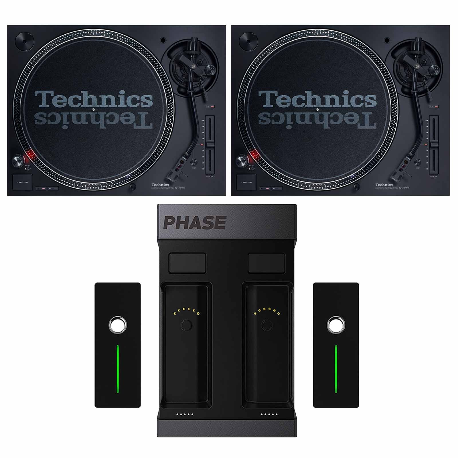 Technics SL-1200MK7 Turntables with Phase Essential | IDJNOW Technics SL-1200MK7 Turntables with Phase Essential | IDJNOW