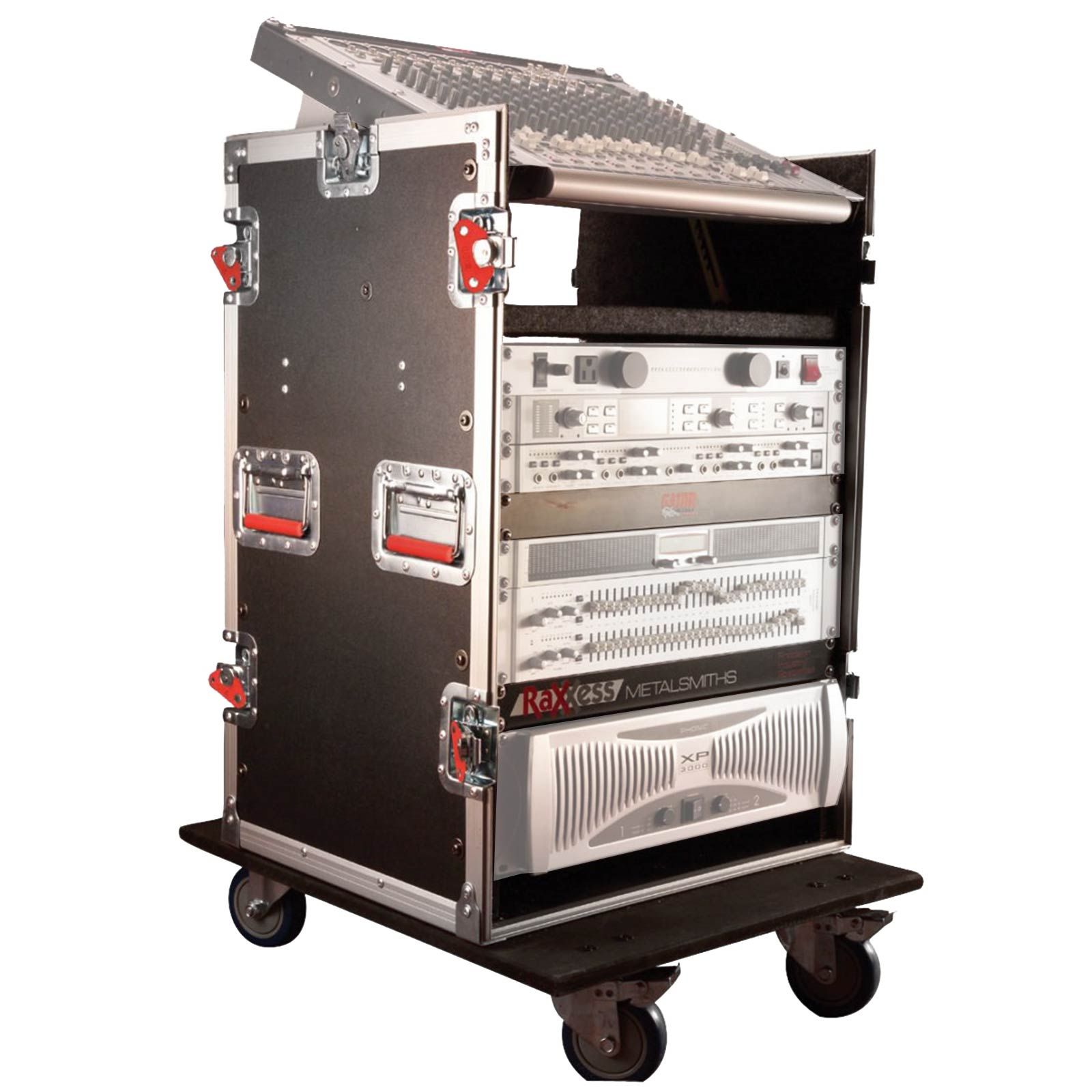 Gator G-TOUR 10X14 PU 10U Top 14U Side Road Rack Case | IDJNOW Gator G-TOUR 10X14 PU 10U Top 14U Side Road Rack Case | IDJNOW