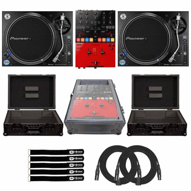 商品画像：Pioneer PLX-1000 Turntables w/ DJM-S5 & Black Case | IDJNOW 5