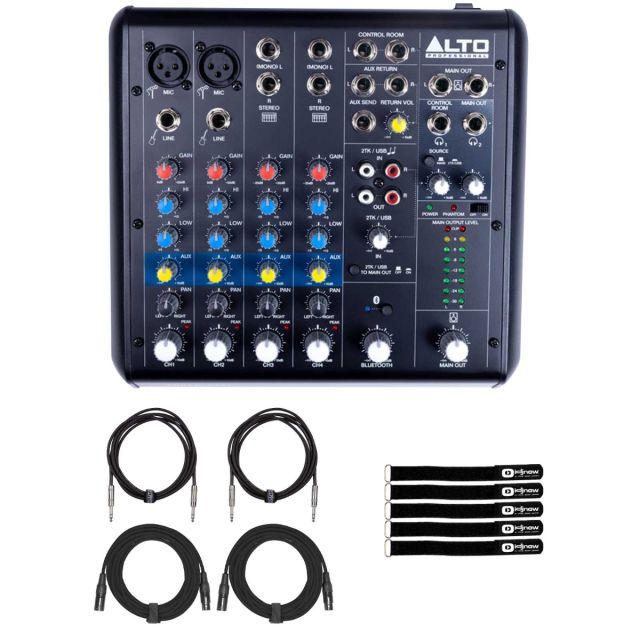 Alto TrueMix 800 FX 8-Channel Compact Mixer with USB, Bluetooth, and Alesis  Multi-FX
