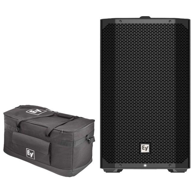 Electro-Voice EVERSE 12 Weatherized 12 Battery-Powered Loudspeaker in Black with Padded Duffel Bag Package